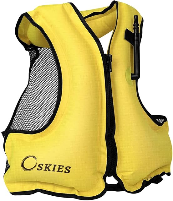 Oskies Float Vest Jackets Buoyancy Aid Inflatable Swimming Safty Floatation Jacket Snorkel Vest 40-100kg Size 4-22 Adult for Kayak Canoeing Paddle Boarding