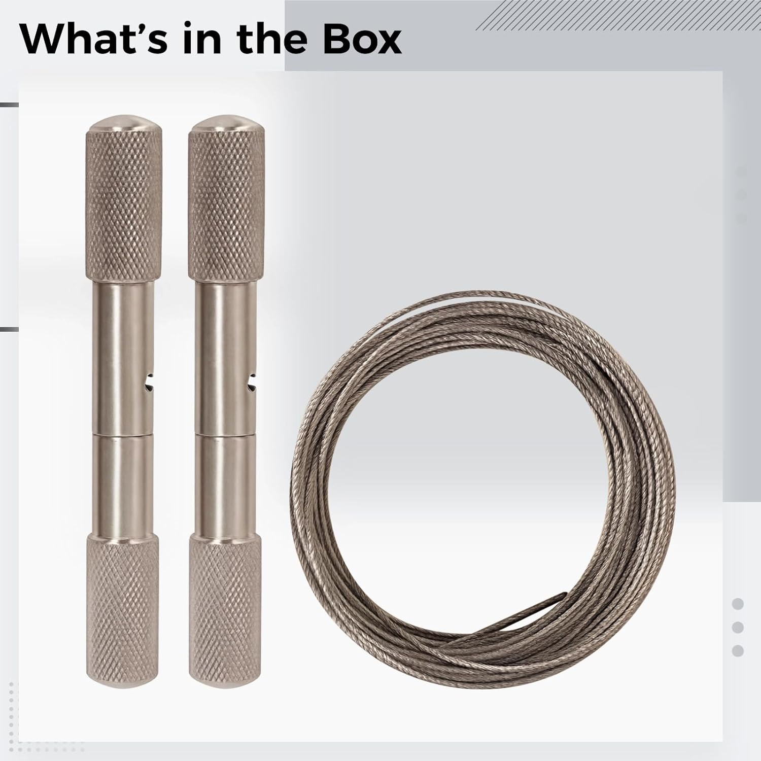 Bosreroy 7 X 7 X 6 Cm Stainless Steel Wire Saw, Silver, 304 Steel Hand Pocket Rope Saw, Camping Backpacking Dehorning Saw, Knurled Handles