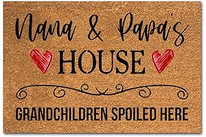 Welcome to Nana and Papa's House Mat: The Perfect Gift for Grandparents