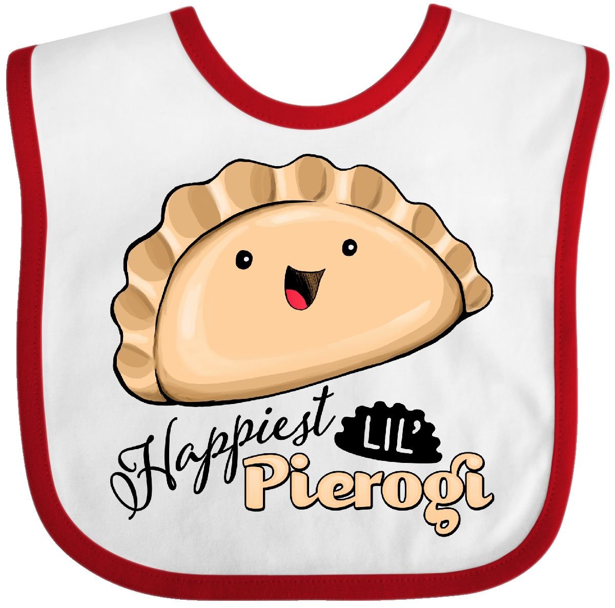 inktasticHappiest Lil' Pierogi Baby Bib