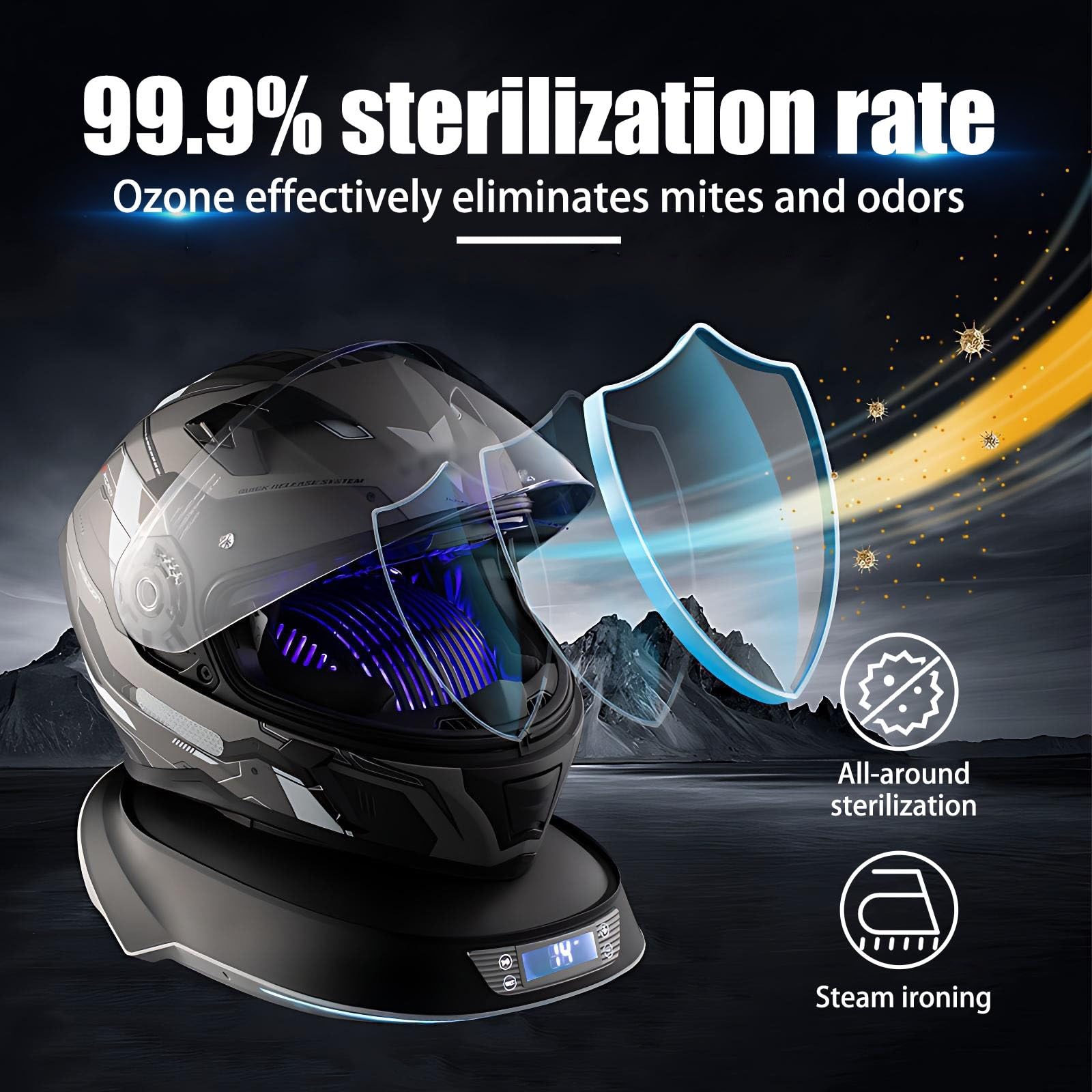 Limpiador De Sombreros Inteligente Y Máquina Para Reformar Gorras Limpieza a humedad, Desodorante a Ozono Y Reforma Para Gorras Y Cascos De Moto