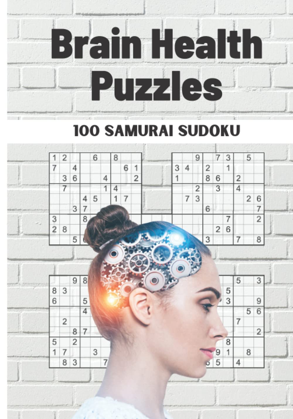Brain Health Puzzles - 100 Samurai Sudoku