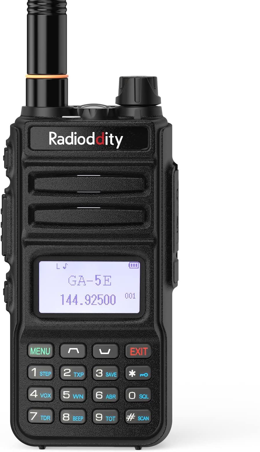 GA-5E Dual Band Handheld Ham Radio, 5W UHF VHF Amateur Radio with 1500 mAh Battery, Rechargeable Walkie Talkie for Outdoor Activities Hiking Camping