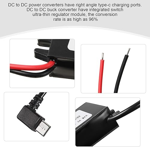 Miniatura 2 de Convertidor CC 12v a 5v 3a 15w DC Buck Module, regulador de voltaje reducido, convertidor de potencia de coche, adaptador de corriente de salida