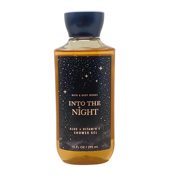Bath & Body Works Into The Night - 3 Shower Gels (10 fl oz / 295 mL Each) with a Starry Night Bar Soap