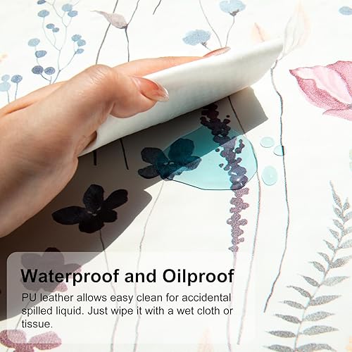 Miniatura 10 de QIYI - Alfombrilla grande para mouse y computadora, protector de piel sintética impermeable para escritorios, accesorios para escritura para