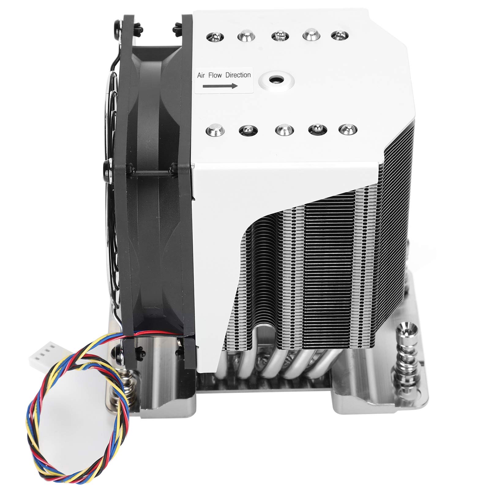 Diyeeni CPU-Lüfter 3800 U/min für H11 4U Server Workstation EPYC 7000 Sockel SP3, Extrem Leiser CPU-Kühler mit Kühlkörper, SNK-P0064AP4, 38 DBA Geräuscharm, 180 W TDP-Prozessorlüfter