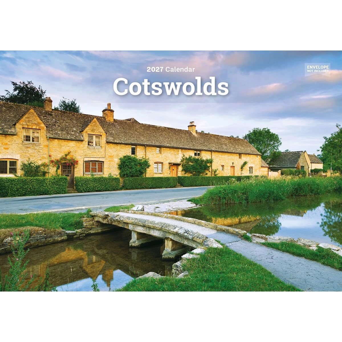 Carousel Worldwide Cotswolds 2027 Wall Calendar, A5 Format, 12-Month Monthly Calendar, Full-Color Cotswolds Photography