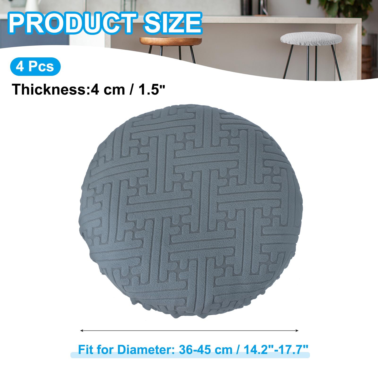 PATIKIL Stool Covers Round - Image 2