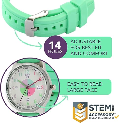 Miniatura 3 de OWLCONIC Analog Kids Watch - Girls & Boys Watches Ages 7-12 - Kids Analog Watch - Telling Time Teaching Tool - Gift Watches for Girls and Boys