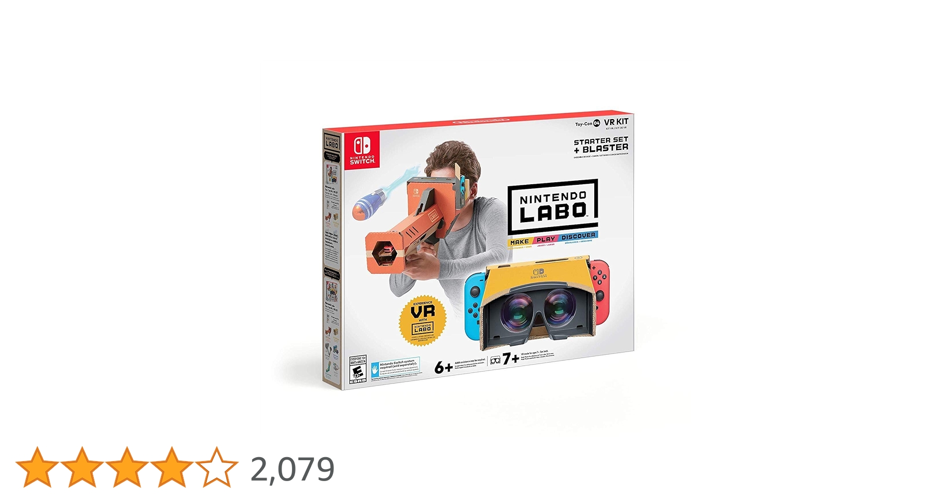 Nintendo Labo Toy-Con 04: VR Kit - Starter Set + Blaster for
