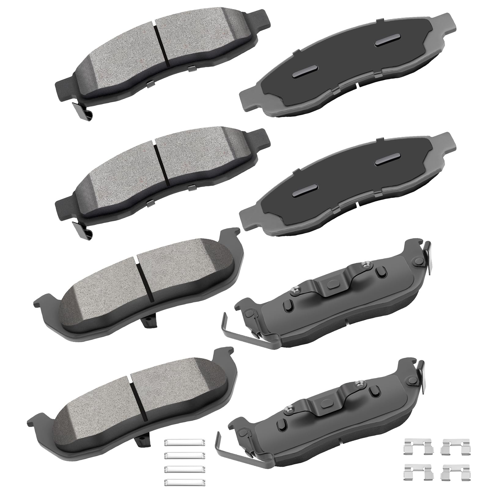 CCIYU D1015 D1041 Ceramic Front &amp; Rear Brake Pad Set