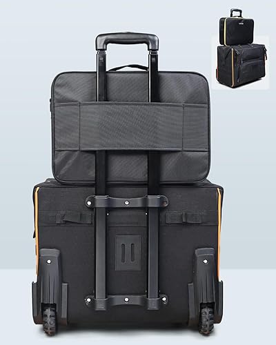 Miniatura 7 de Luxtude Funda de batería extra grande para Dewalt/Milwaukee/Ryobi 12V/18V/20V batería y cargador, organizador de baterías de herramientas para