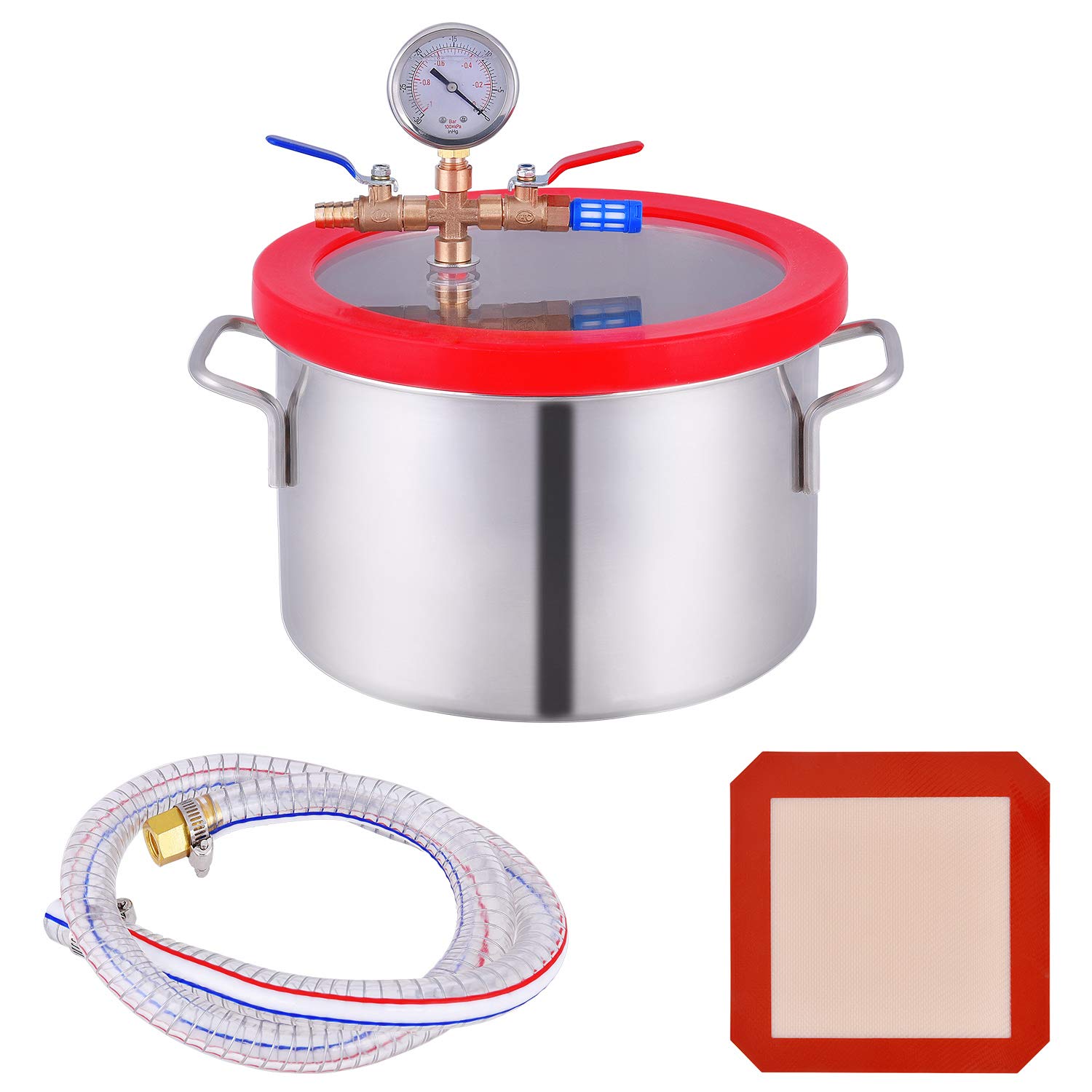 Buy 1.5 Gallon Vacuum Chamber Stainless Steel, Vacuum Desing Chamber 5