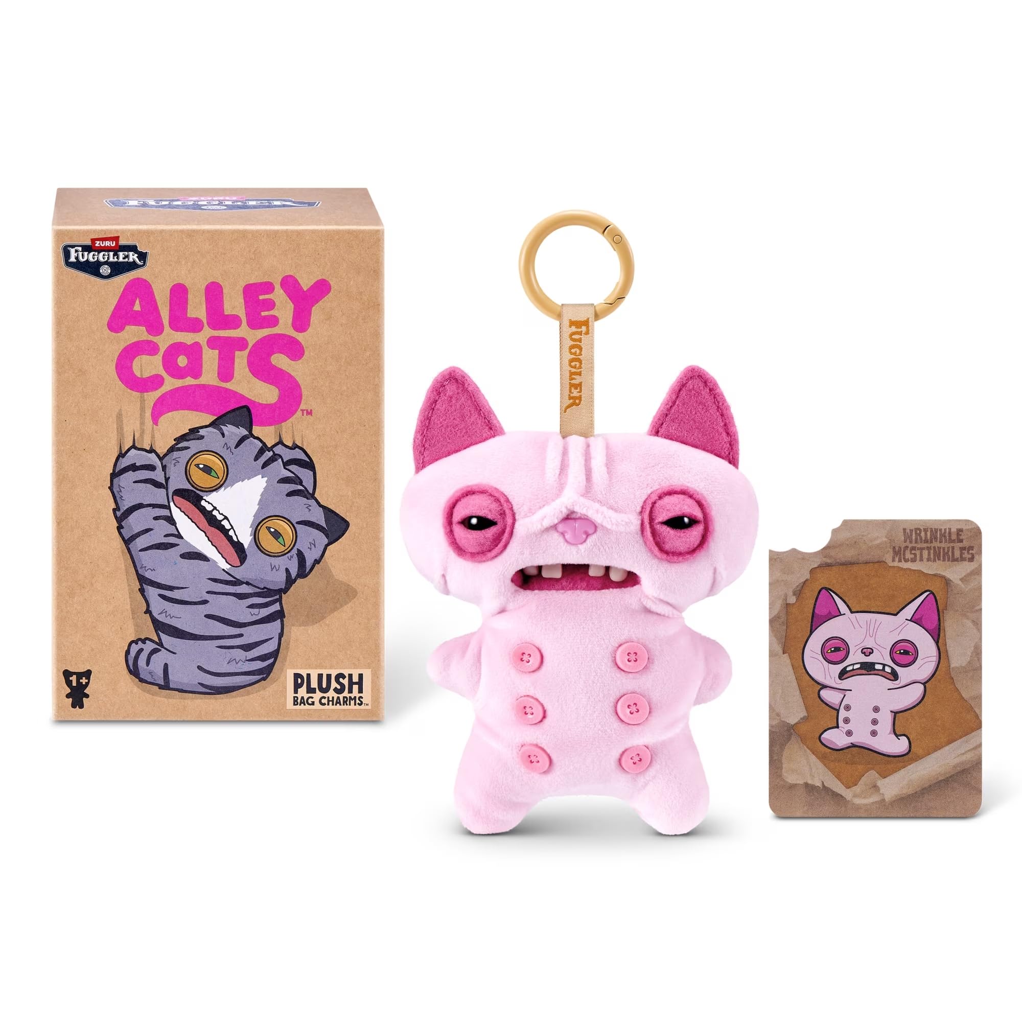 Zuru Fuggler Alley Cat Keyring Series 1 5 Inch