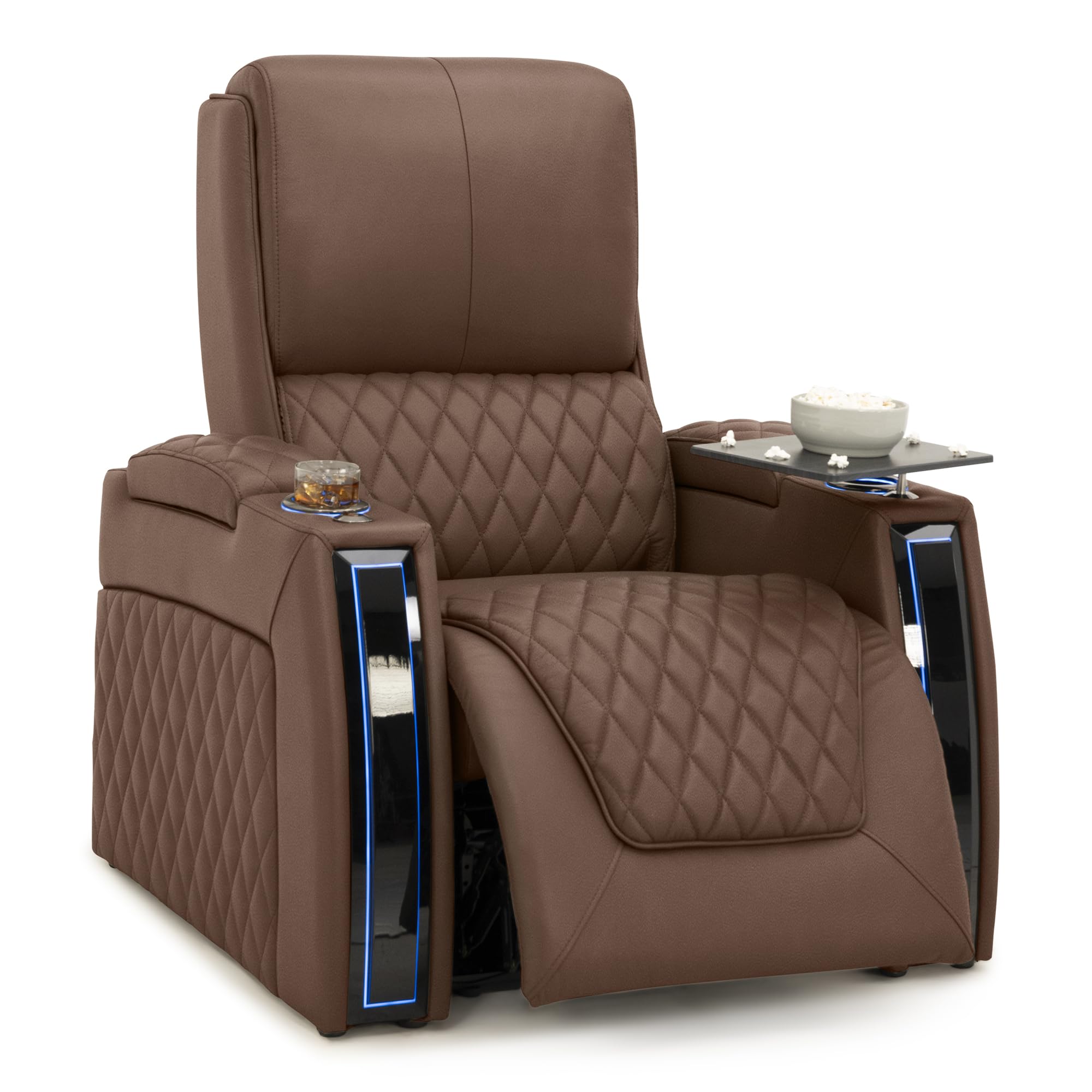 Seatcraft Apex Home Theater Seating Tobacco Single Recliner