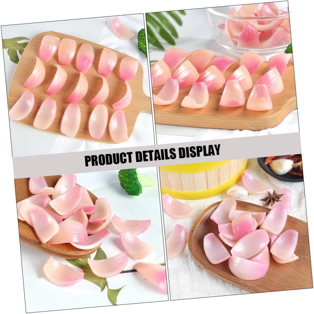 Cabilock 60pcs Lifelike Onion Photo Prop Artificial Carrot Onion Simulation Vegetable Models
