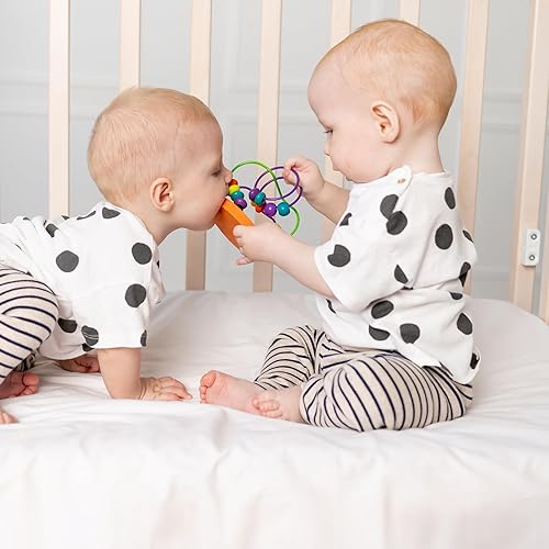 Miniatura 7 de UOMNY Sábana bajera para cuna, color gris, para colchones estándar de cuna y niños pequeños, sábana de bebé, sábana para colchón de cuna para niños