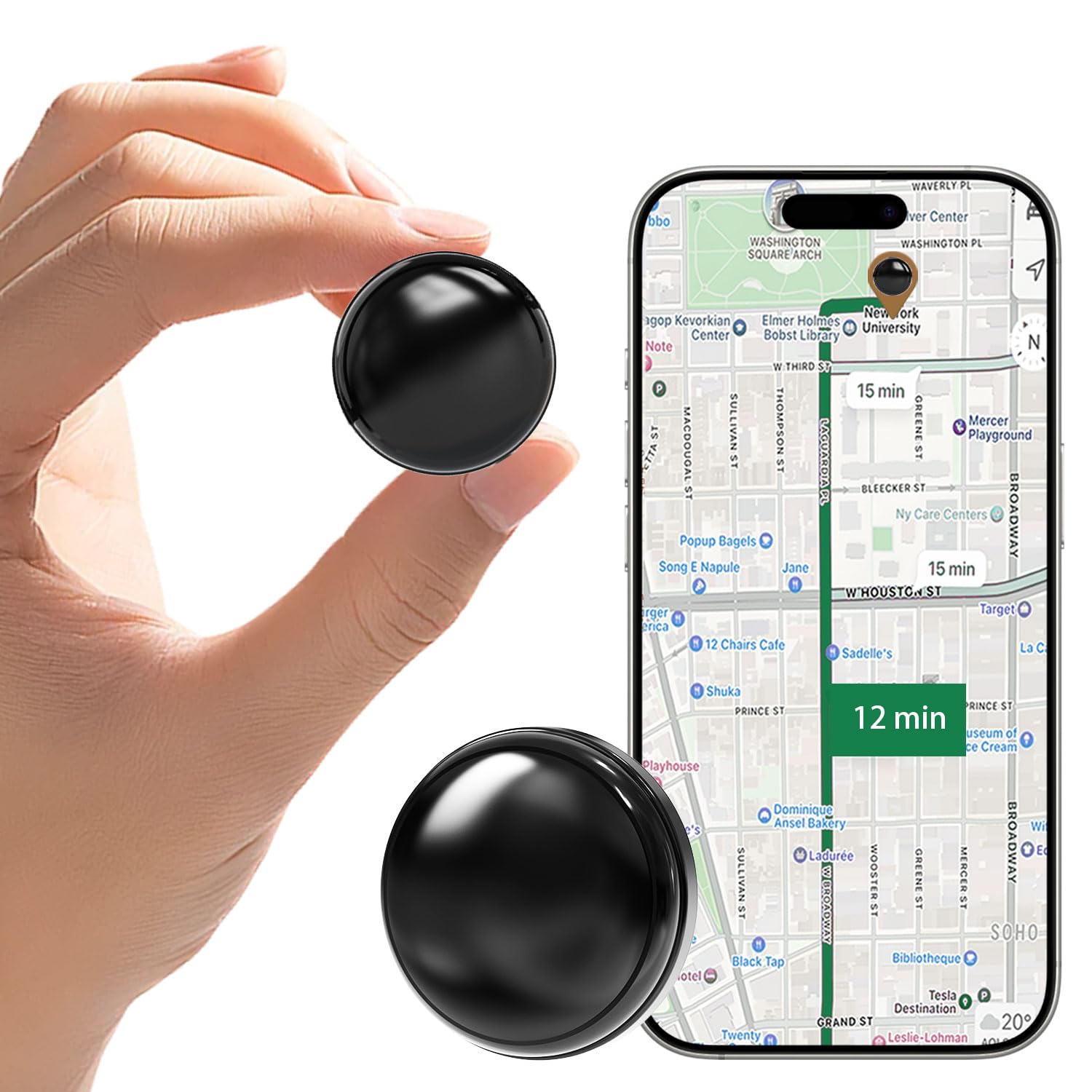 GPS Tracker for Vehicles,Cars,Kids,Pets,and Motorcycles | Real-Time Location Tracking | No Monthly Fee No Subscription | GPS Tracker for Car,Dog,Elderly,and Personal Use