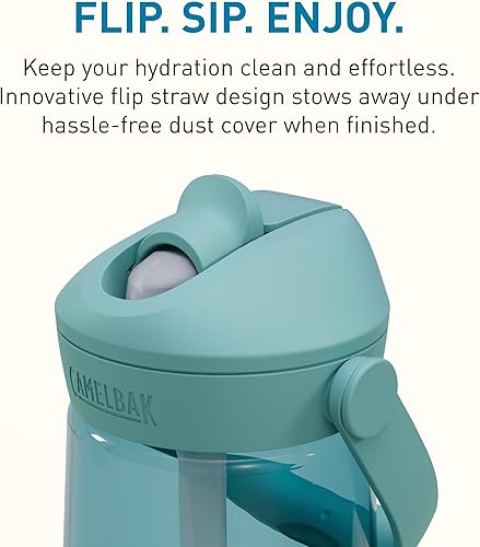 Vista 5 de CamelBak Thrive Flip Straw Tritan Renew - Botella de agua, 25 onzas