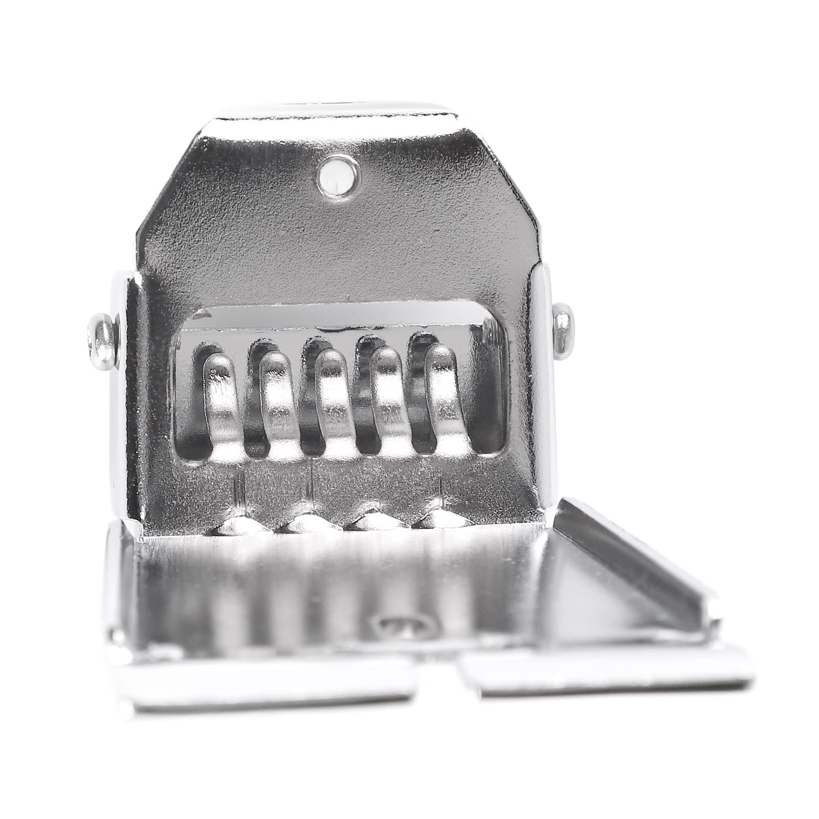 5 String Banjo Tailpiece, Chrome Color, Spring Controlled, Metal Made, Standard Size, Easy Carrying, Ideal Replacement for Banjo Accessory, for Musicians, with Professional