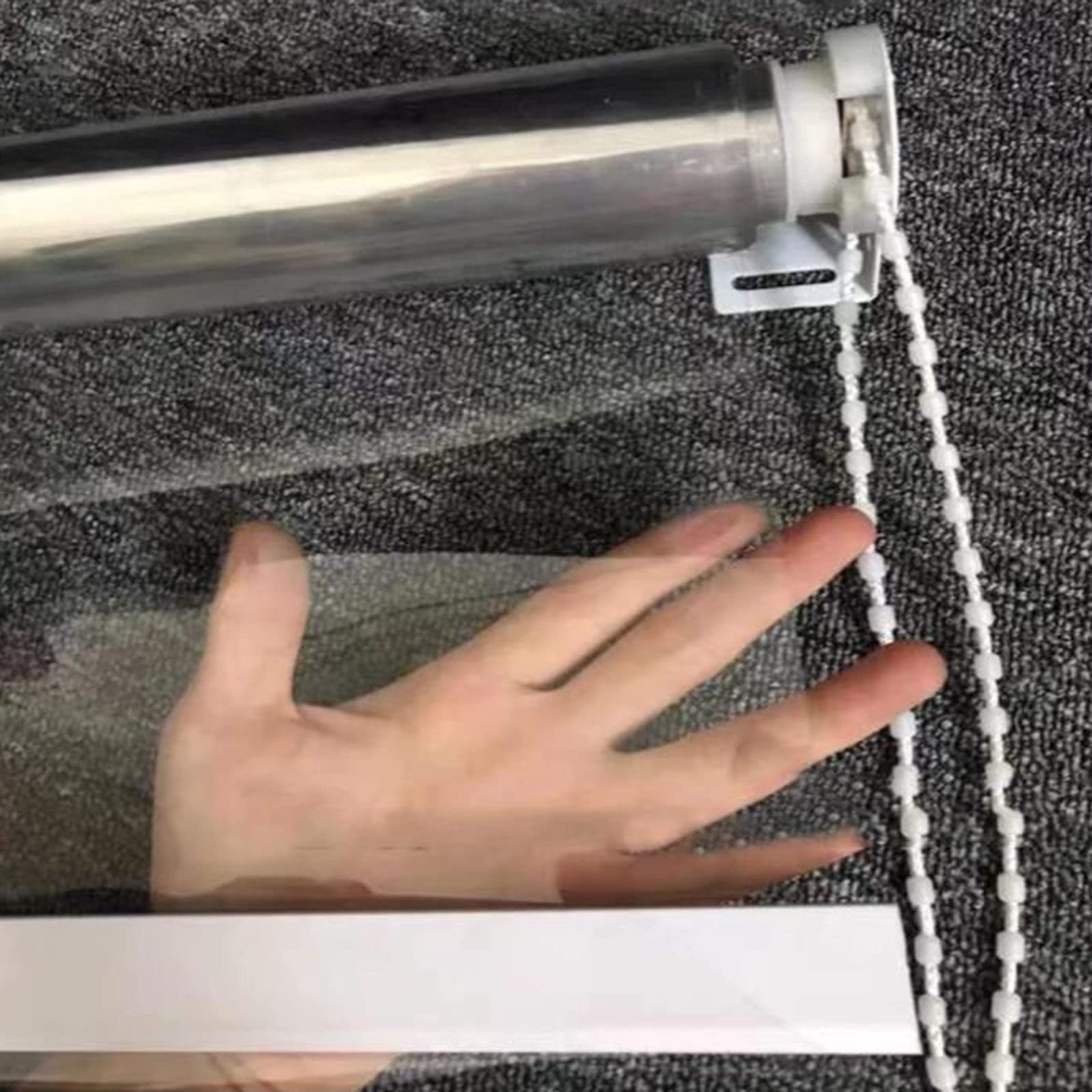 Isolamento Termico Impermeabile Tenda a Rullo Trasparente,Tapparella Avvolgibile Trasparente,Tende PVC Antivento Antipolvere Antipioggia per Esterni Interni ed Esterni,160/170/180/190/200cm di larghez