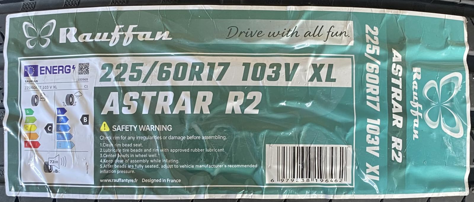 Amazon.co.jp: 225/60R17 103V XL Rauffan ASTRAR R2 サマータイヤ 4本