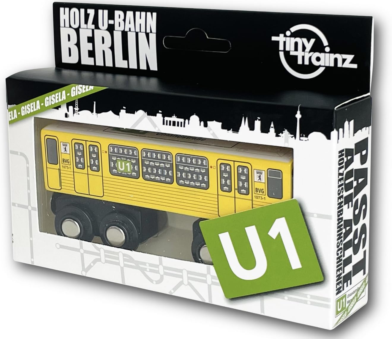 tiny trainz Wooden Underground Berlin Line U1 - Model Gisela