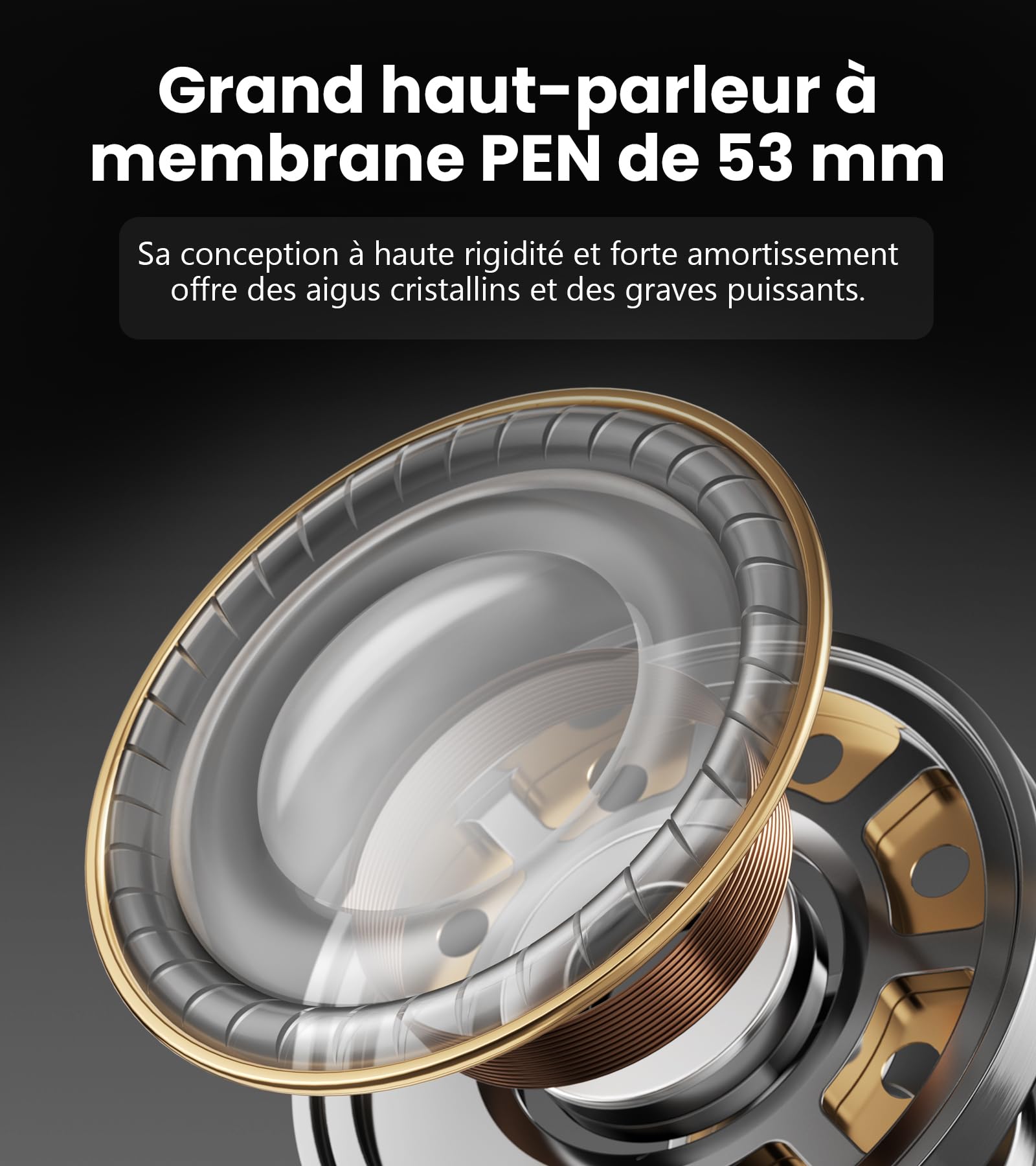 Edifier G5 Max Casque Gaming sans Fil THX Spatial Audio, Gris Sidéral | Driver Pen 53mm – Autonomie 305h, Audio HD sans Fil/Filaire, 2,4GHz/Bluetooth 6.0/Filaire, Micro détachable，4 Modes