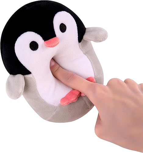 Miniatura 4 de Mini pingüino y oso polar, juego de peluche de animales antárticos, lindo peluche de dibujos animados, relleno de calcetines de Navidad, juego