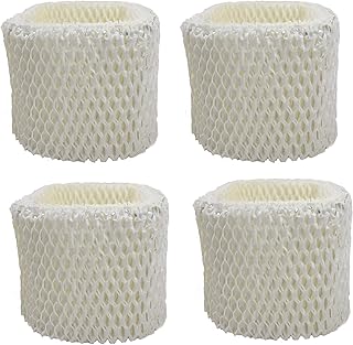 Air Filter Factory 4-Pack Replacement for Holmes HM1245, HM1275, HM1280, HM1281, HM1285 Humidifier Wick Filter