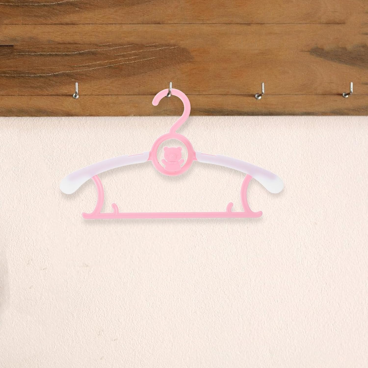 5pcs Adjustable Children Hangers Plastic Space Saving Closet Rack
