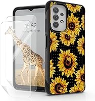 Vista 17 de Funda para Samsung Galaxy A23 Galaxy A13 4G/5G, Galaxy A04, Galaxy A04S, Galaxy A32 5G, con 2 protectores de pantalla, funda protectora híbrida