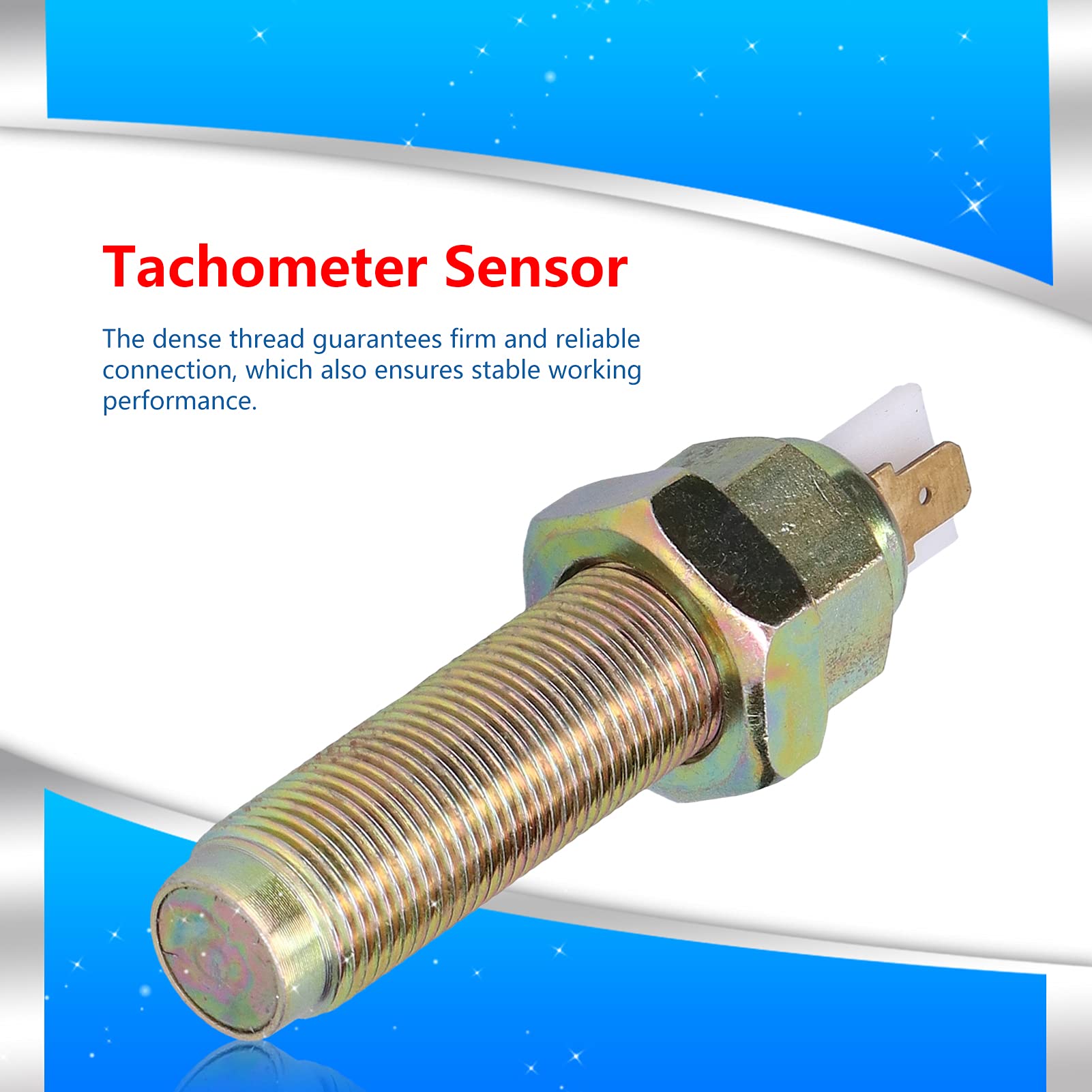 Sensor de Tacómetro 89 mm M18 Medidor de Rpm de Acero Inoxidable para Auto