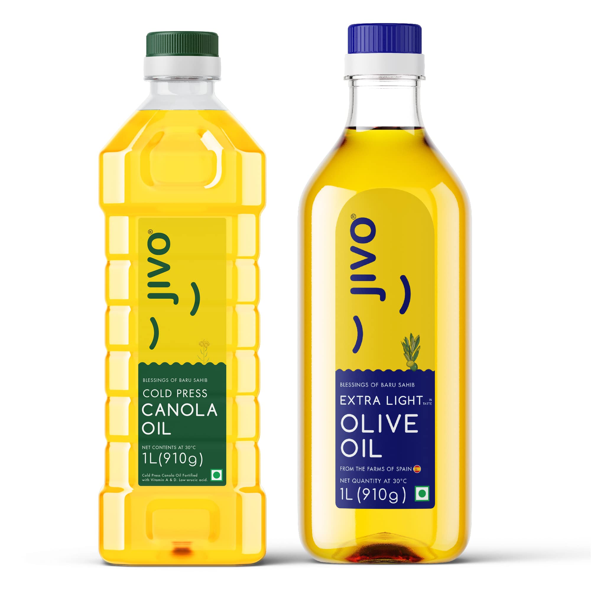 Buy Jivo Canola Cold Press Edible Oil 1 Litre + Jivo Extra light Olive