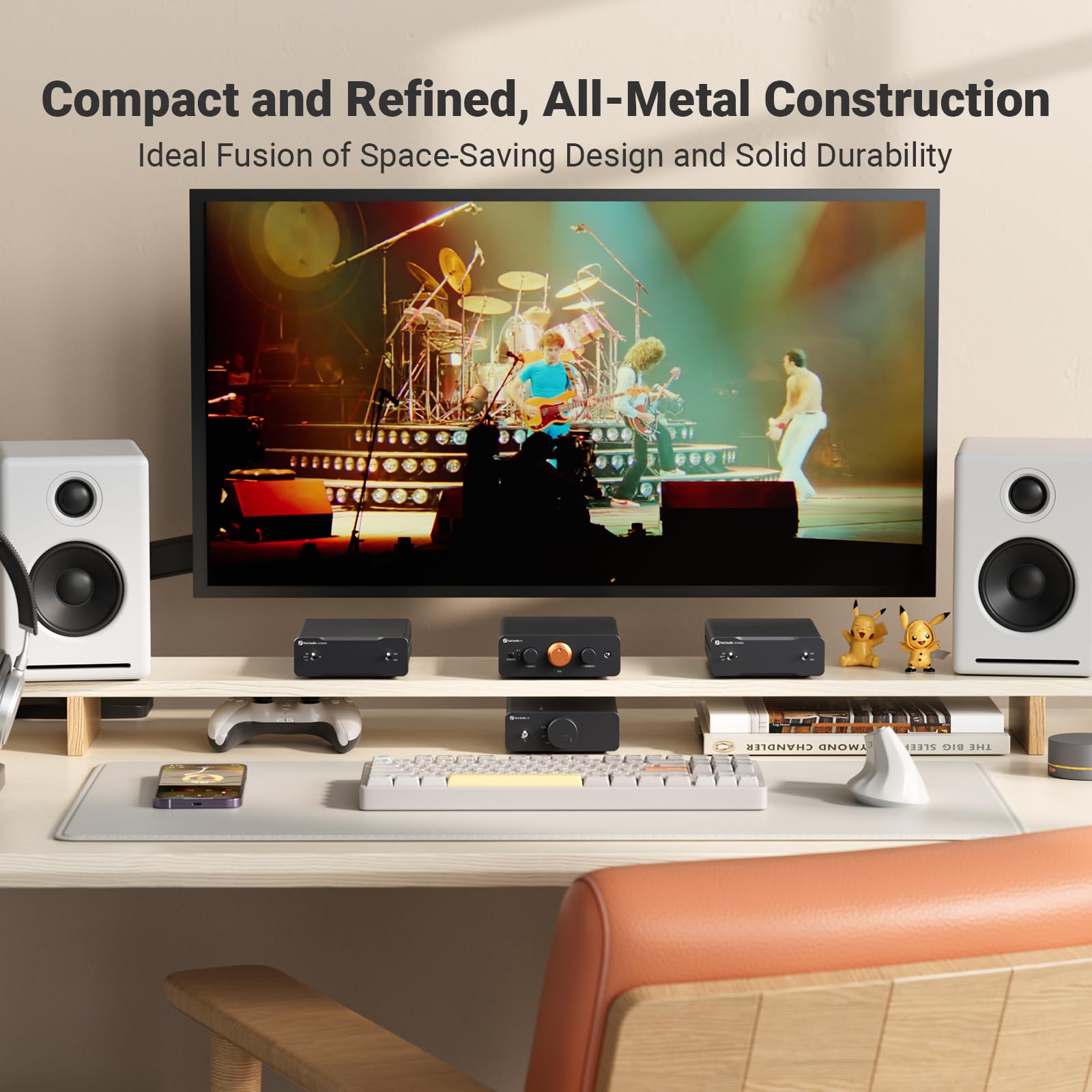 Fosi Audio パワーアンプ プリアンプ RCAケーブルセット Amazon.com