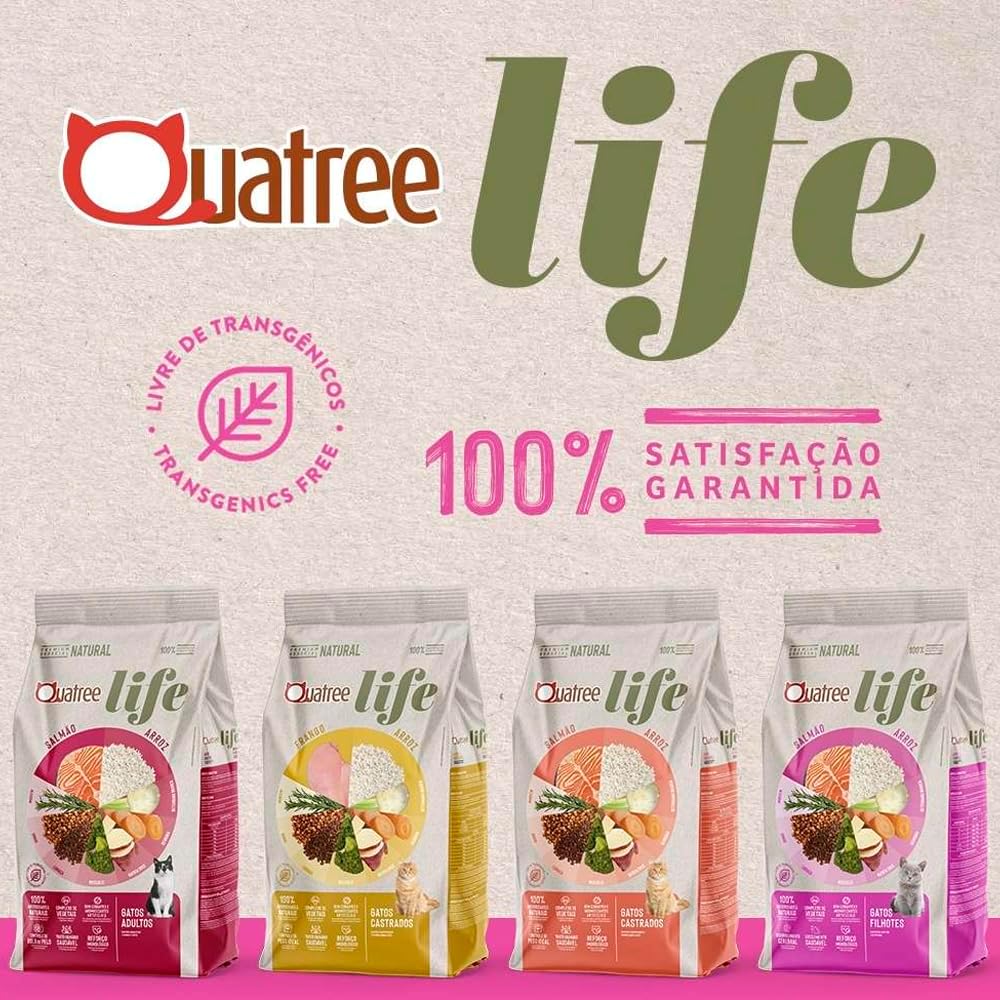 Ração Quatree para Gatos Life Filhotes 10,1kg