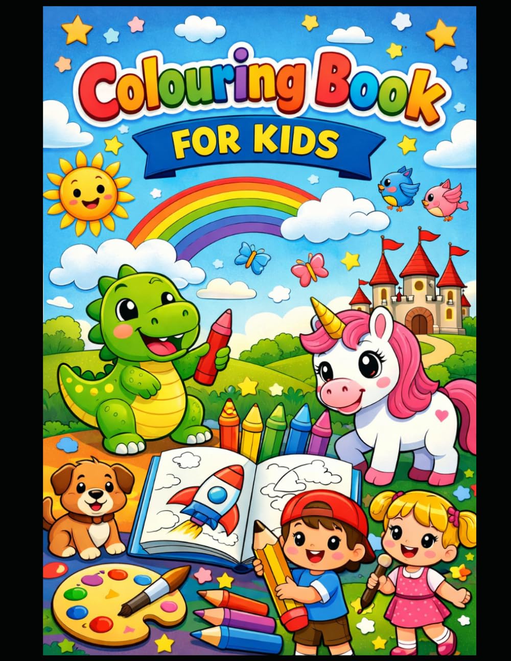 Happy Colors for Little Hands: Fun & Easy Coloring for Ages 3–6