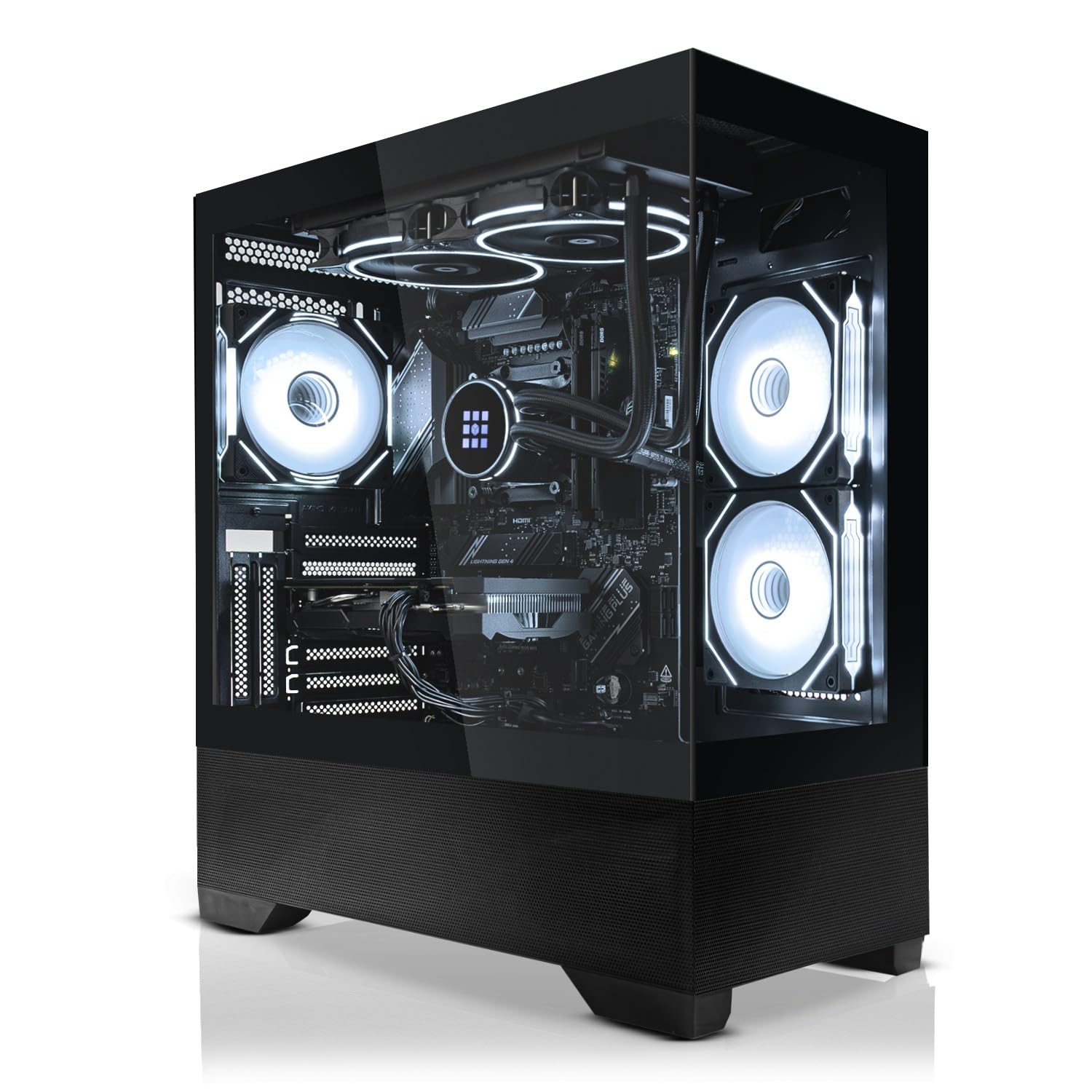SYSTEMTREFF Gaming PC Intel I9-13900KF - AMD RX 7700 XT 12GB, 64GB DDR5, 1TB SSD