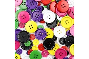 Round Resin Buttons for Crafting