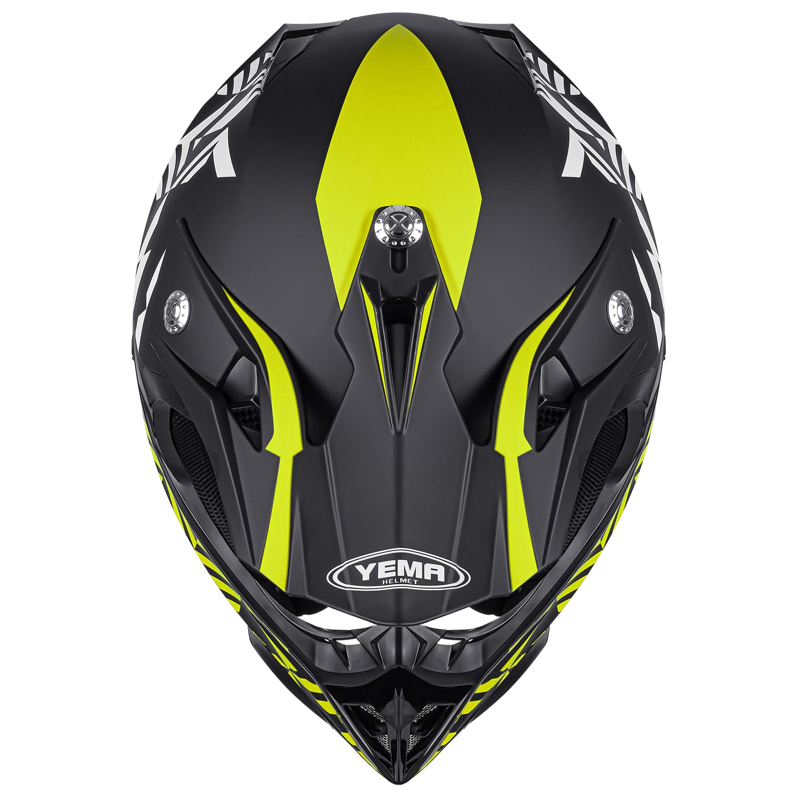 Casco Motocross Eduro ECE Homologado - YEMA YM-915 Casco de Moto Cross Integral para Mujer Hombre Adultos