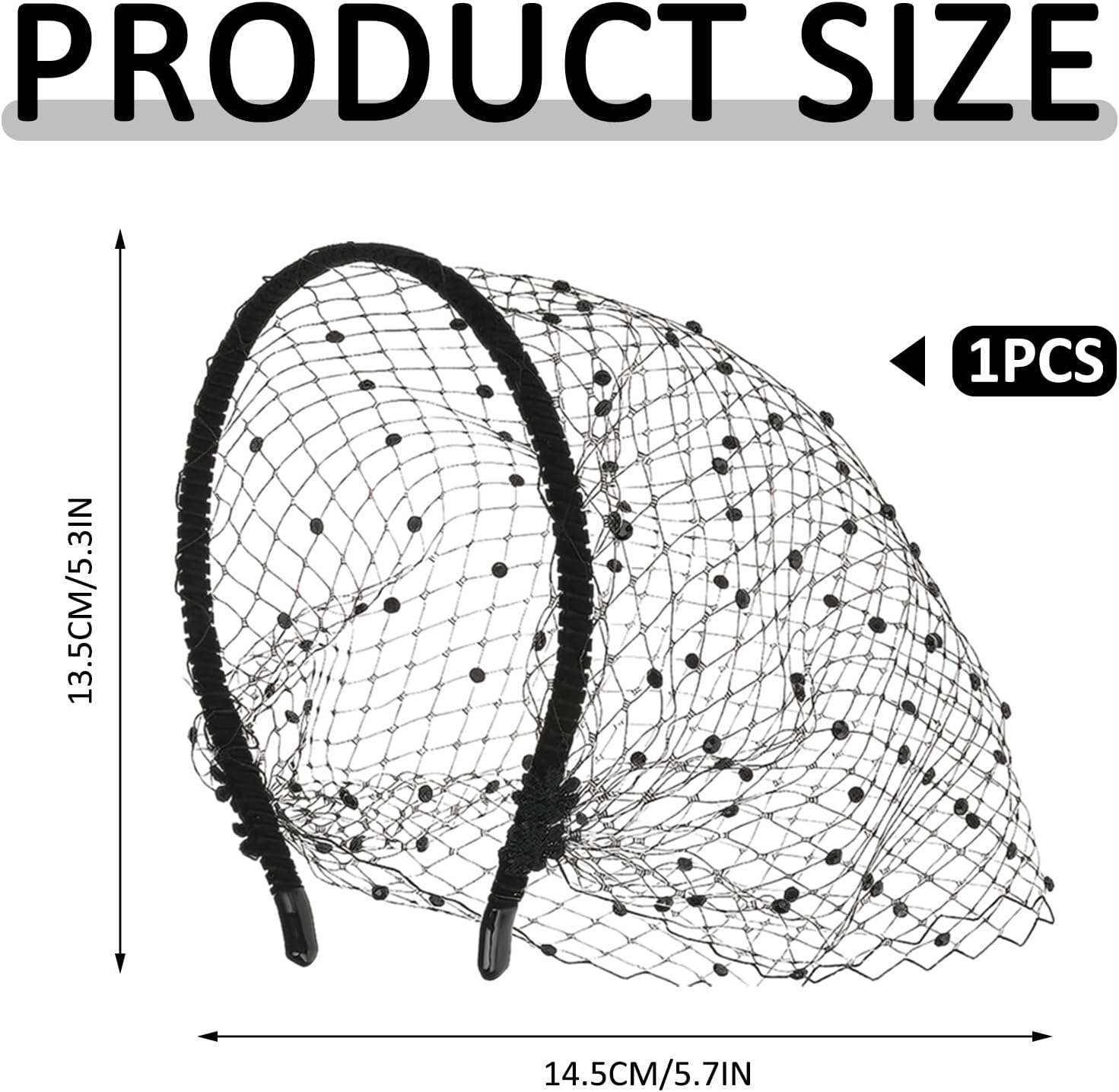 Birdcage Veil, Black Fascinator Veils for Women Face Veil with Black Lace Gloves for Wedding Cocktail Party Girls Birthday Women Clothing Accessories