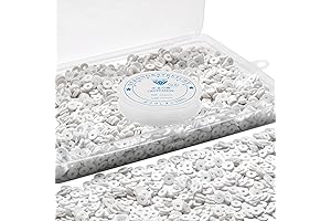 4000 Pcs White Polymer Clay Beads for Jewelry Making
