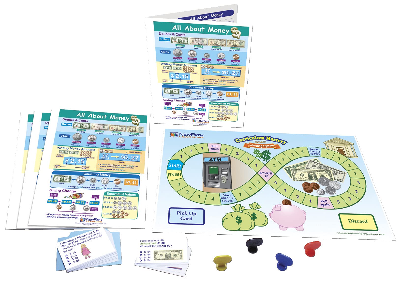 All About Money Learning Center Game - Grades 3-5