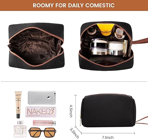 Miniatura 9 de LOVEVOOK Bolsa de lona ligera para laptop de 15.6 pulgadas para mujer, bolsa de computadora de gran capacidad con bolso de mano para negocios,