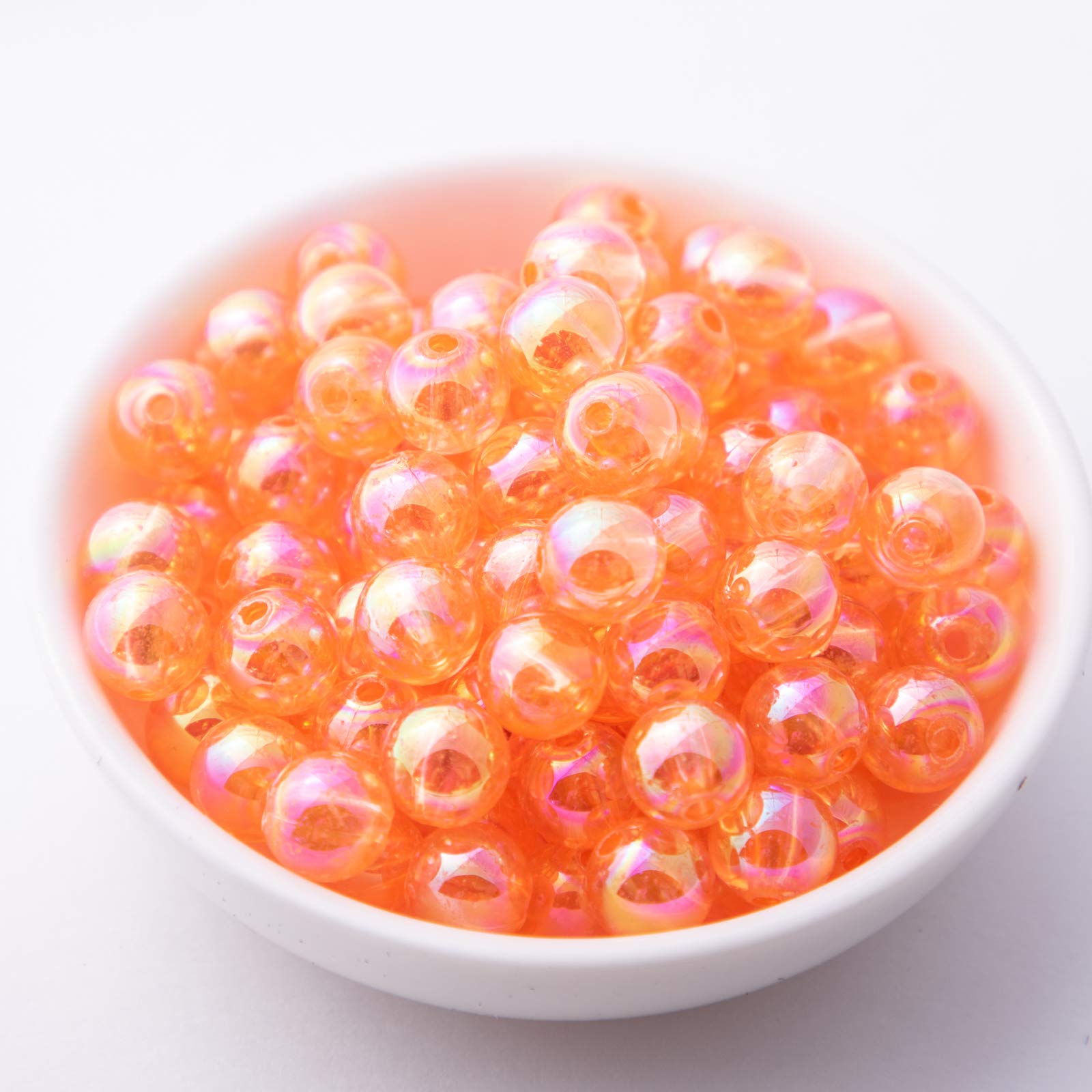 Amazon.co.jp: パールクリエイト ABカラービーズ 8mm 100個 両穴