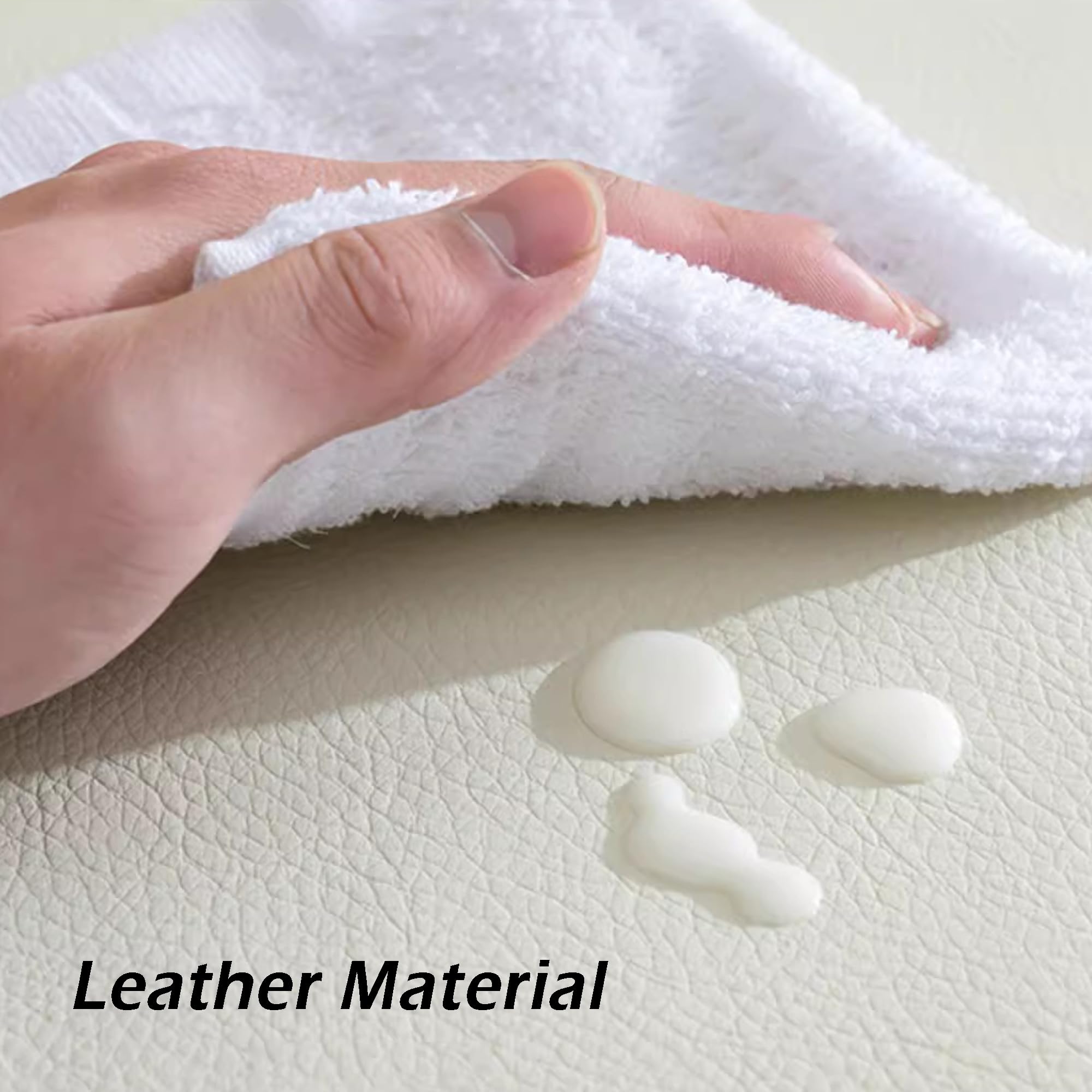 Cojín de cuero antideslizante para silla de comedor con cierre de cremallera, para el hogar, cocina, muebles de interior (200 x 35 x 5 cm), funda de asiento cómoda y elegante