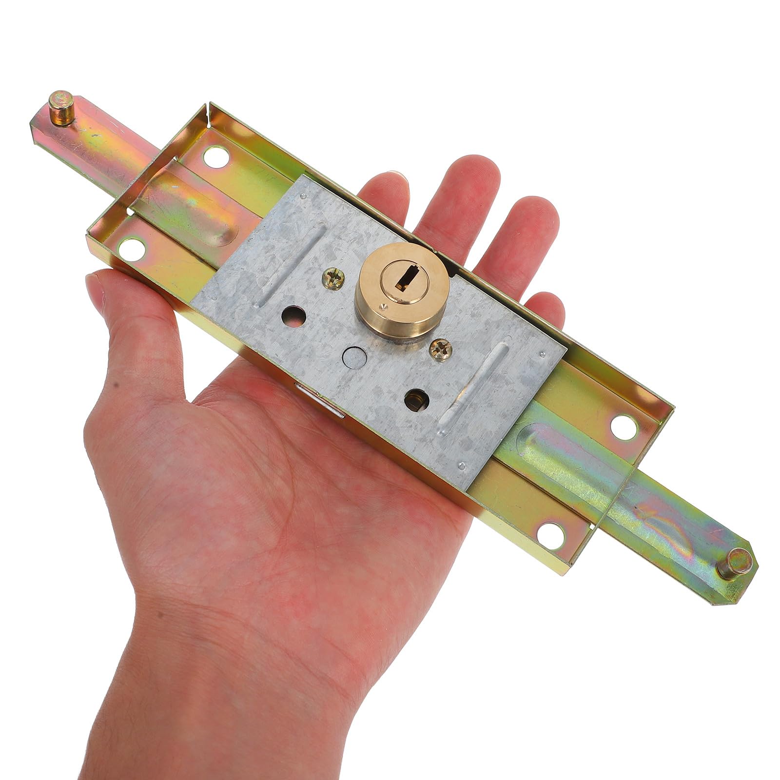 Alipis Verrou de Porte de Garage Design Élégant Fonctionnement Pratique en Acier avec Technologie Antieffraction pour Usage Résidentiel et Entrepôts