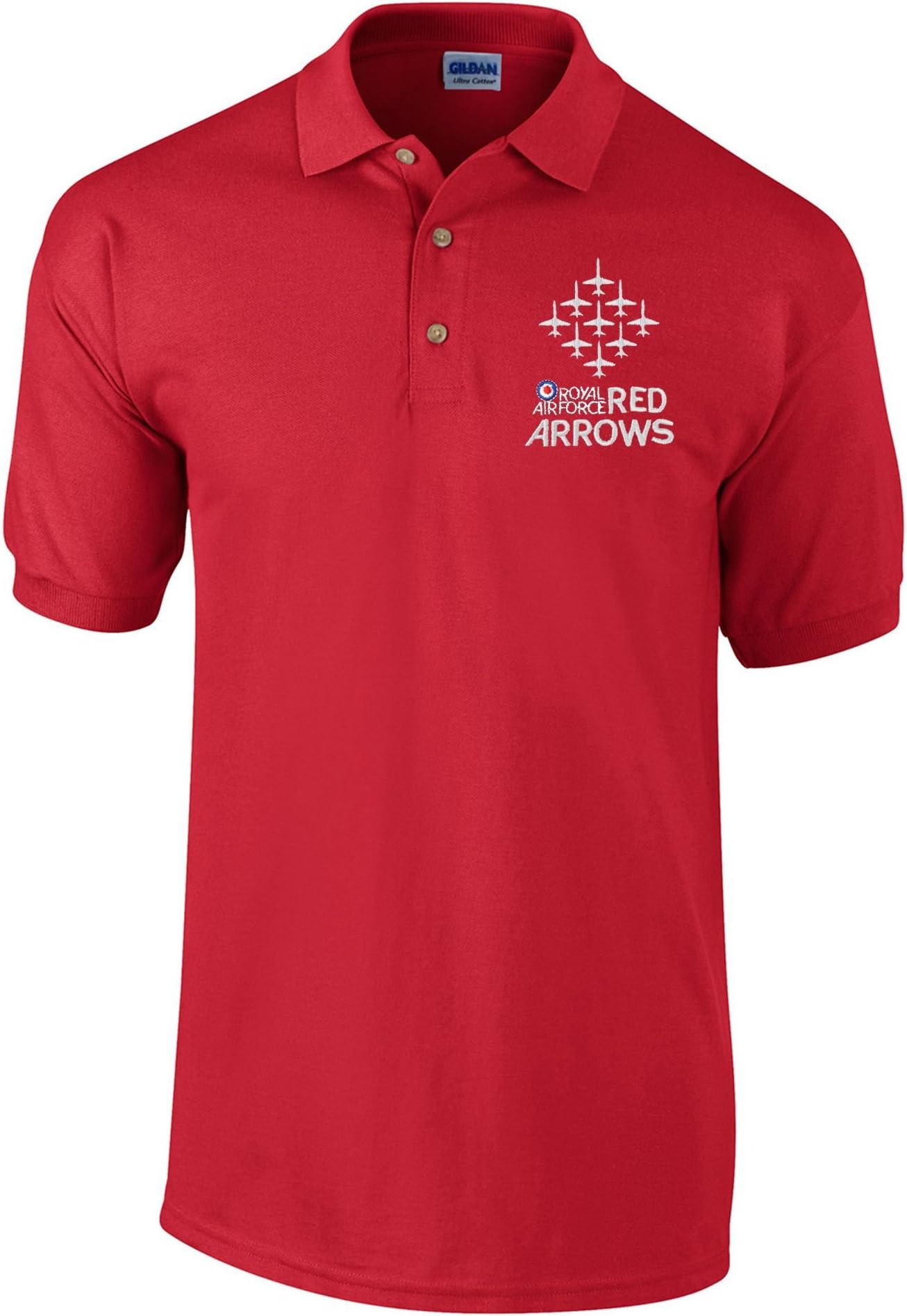 ™ Diamond 9 Logo Polo Shirt (Large, Red)