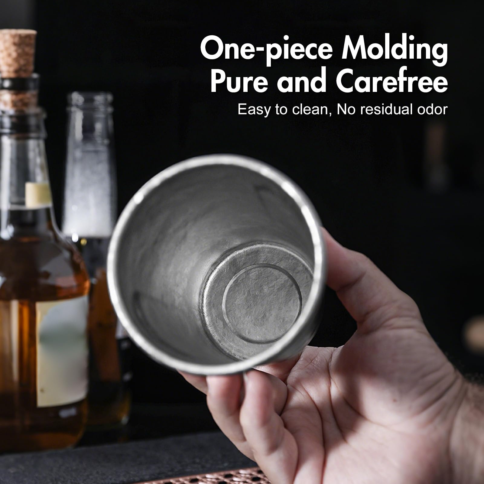 Kubek Kempingowy, Lekki Kubek Ti do Piwa i Whisky do Picia Herbaty o Pojemności 390 Ml na Kemping Piesze Wycieczki Piknik Napoje Domowe (4PCS)